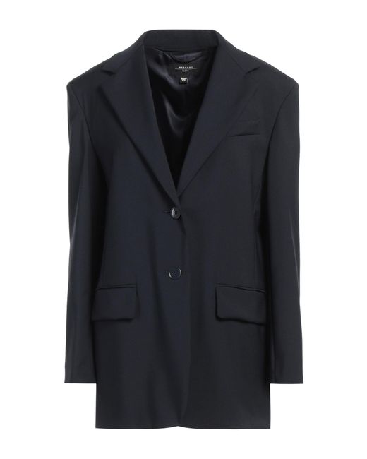 Weekend by Maxmara Blue Blazer Virgin Wool
