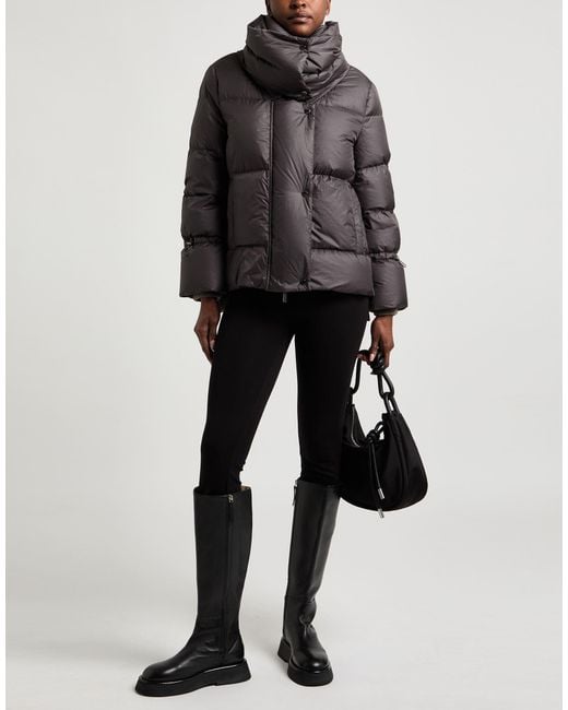 Moorer Black Puffer Polyamide, Virgin Wool