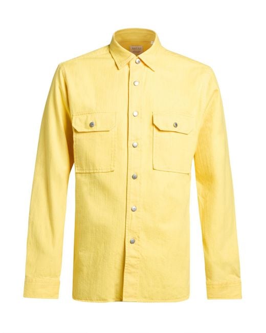 Xacus Yellow Shirt Cotton for men