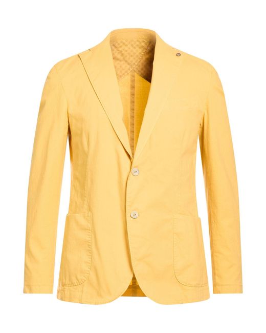 Barbati Yellow Blazers for men