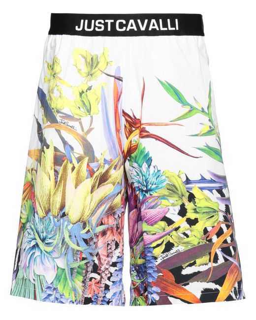 Just Cavalli Green Shorts & Bermuda Shorts for men