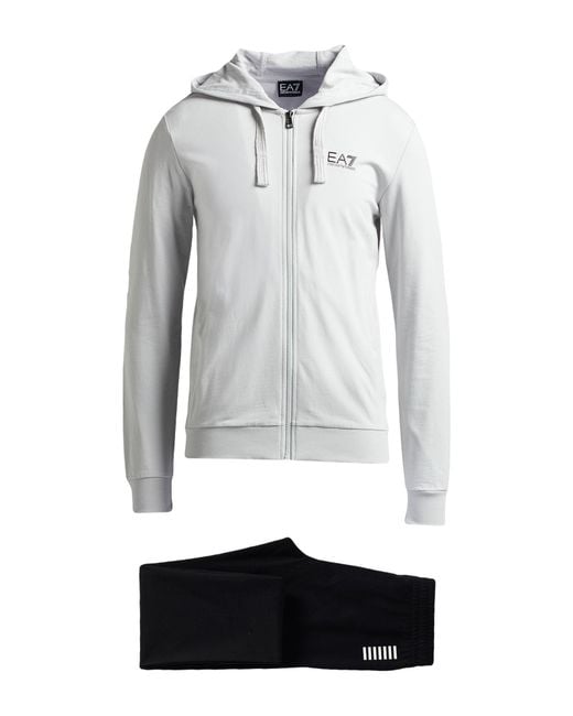 EA7 White Tracksuit Cotton for men