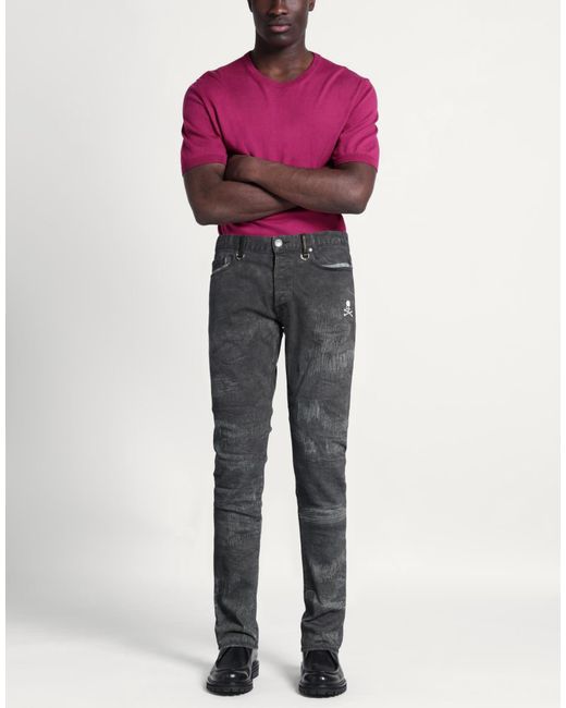 JOHN ELLIOTT x MASTERMIND JAPAN Gray Jeans for men