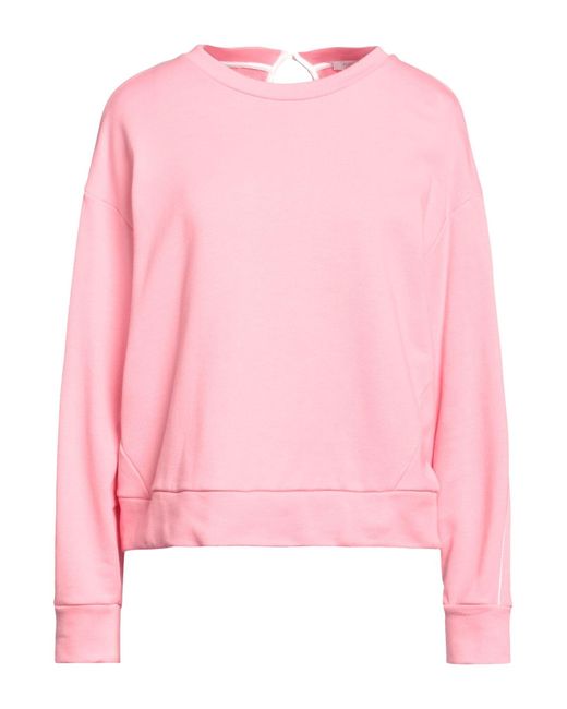 Peserico EASY Pink Sweatshirt Cotton, Elastane