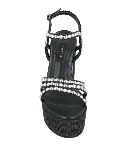 Casadei Black Sandals