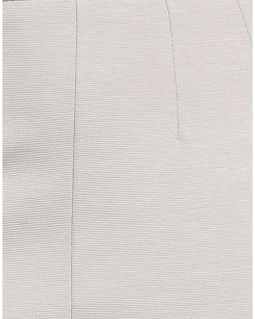 ViCOLO Gray Light Midi Skirt Viscose, Nylon, Elastane