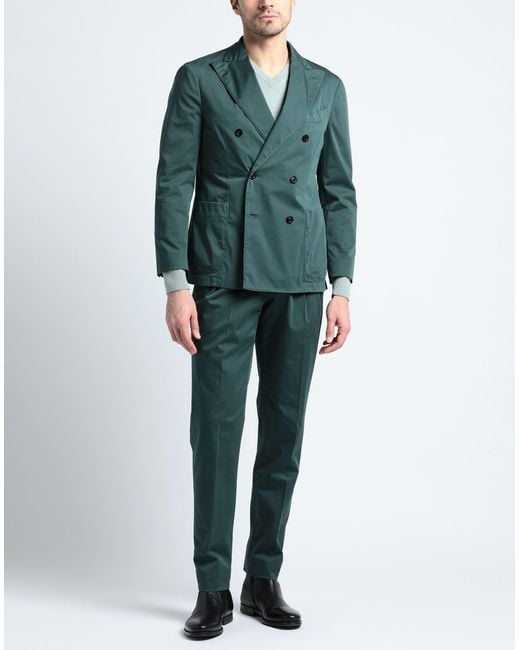 Boglioli Green Suit for men