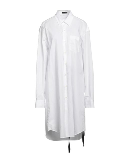 Ann Demeulemeester White Midi Dress