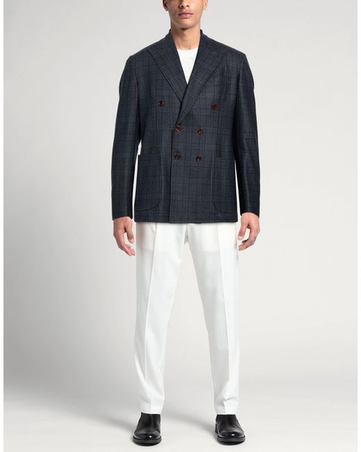 Sartorio Napoli Blue Blazer for men