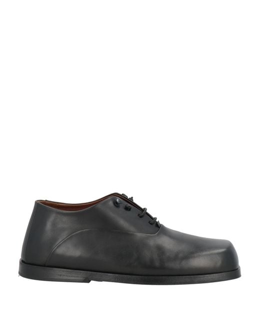Marsèll Black Lace-Up Shoes Calfskin for men