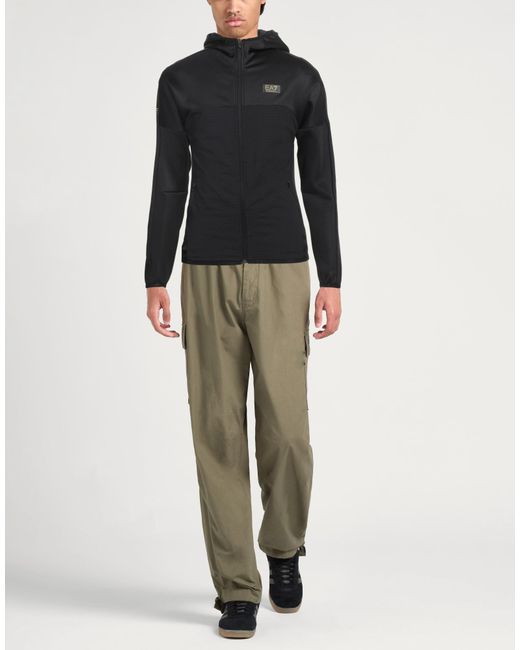 EA7 Black Sweatshirt for men