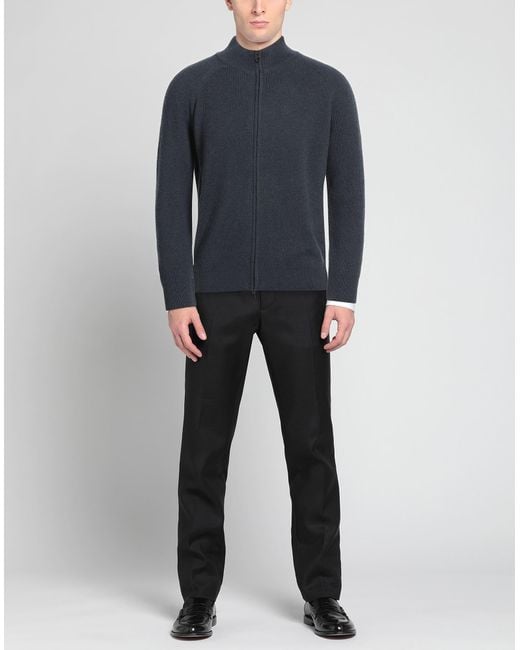 FILIPPO DE LAURENTIIS Blue Cardigan Cashmere for men