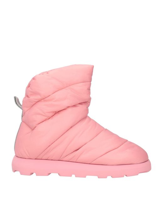 PIUMESTUDIO Pink Ankle Boots