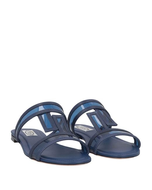 Tod's Blue Sandals
