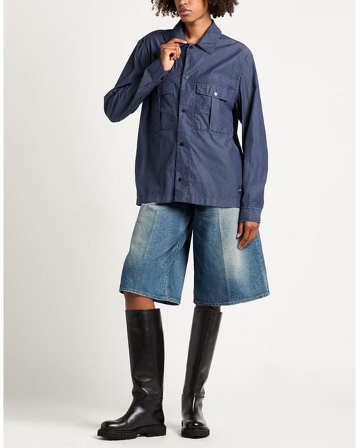 Paul Smith Blue Jacket Cotton, Polyamide