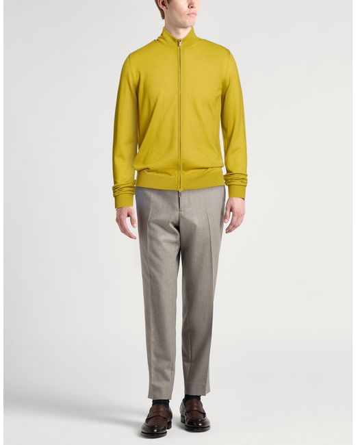 Moorer Yellow Cardigan for men