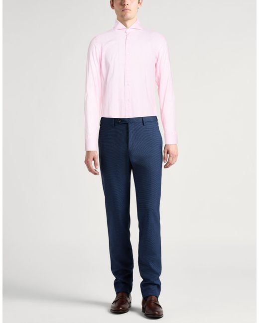 Fedeli Pink Shirts for men