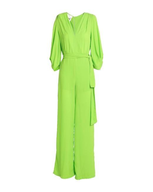 KATE BY LALTRAMODA Green Jumpsuit Polyester