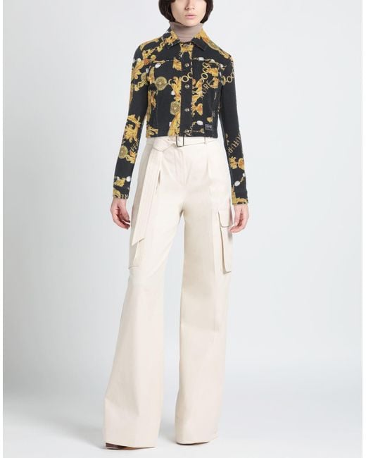 Versace Jeans Couture Blue Denim Outerwear