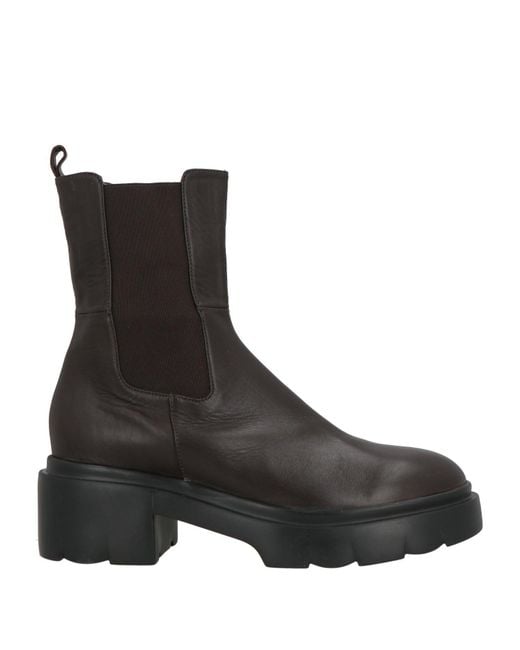 Pomme D'or Black Ankle Boots
