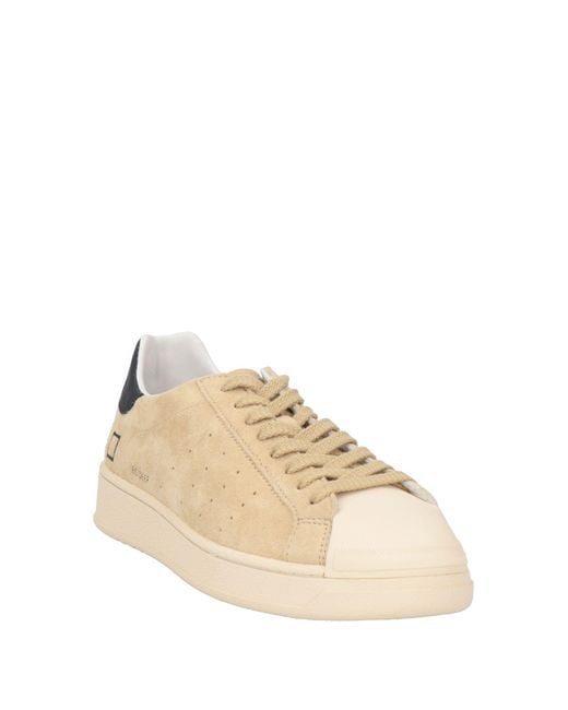 Date Natural Sneakers Leather