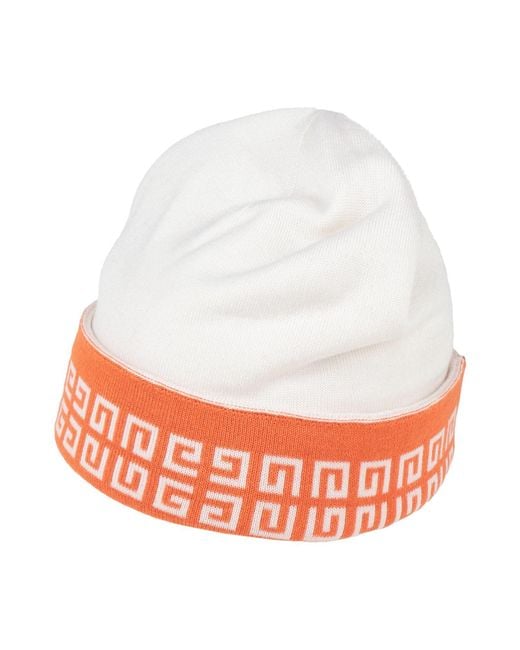 Givenchy White Hat Cashmere, Silk for men