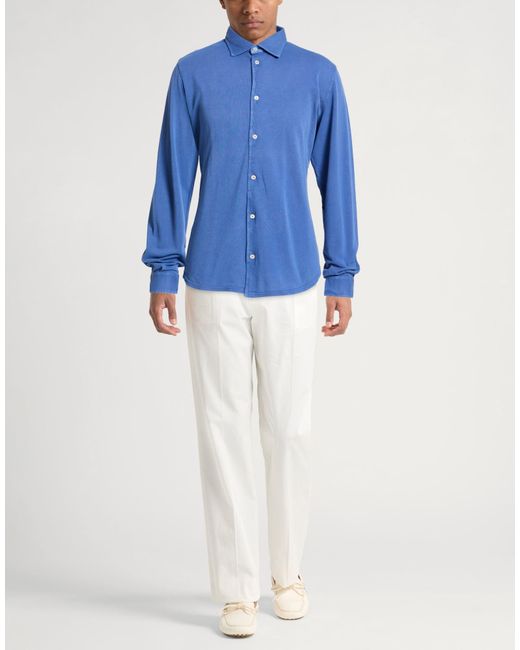 Fedeli Blue Shirts for men