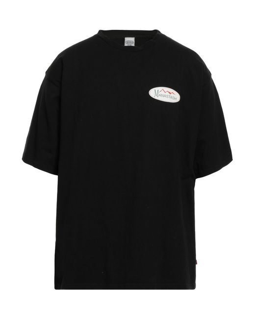 T-shirt di Manastash in Black da Uomo