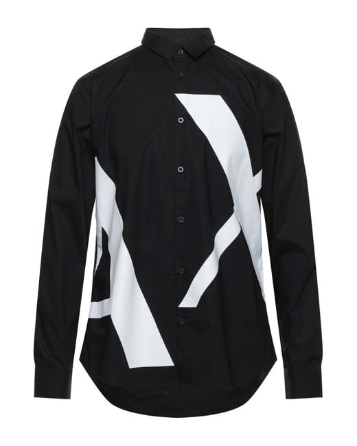 Camisa Armani Exchange de hombre de color Negro | Lyst
