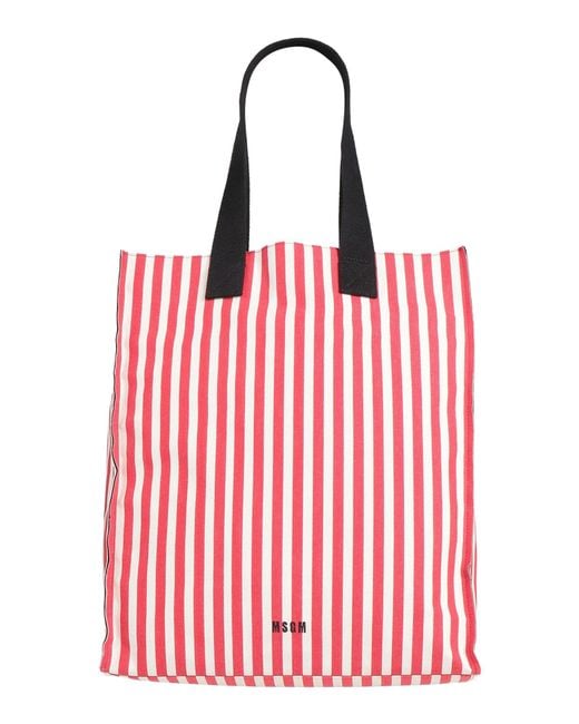 MSGM Red Shoulder Bags