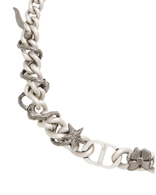 Dior Metallic Necklace Metal for men
