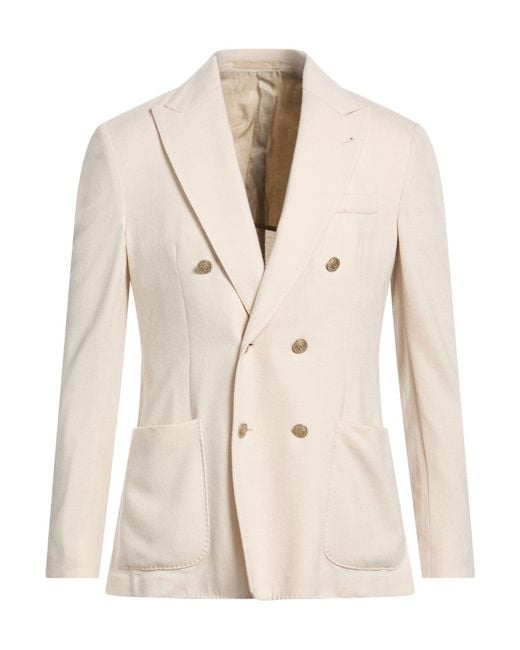 Eleventy Natural Blazer Wool for men