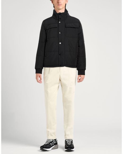 G-Star Black Puffer Recycled Polyester, Cotton, Polyester, Elastane for men