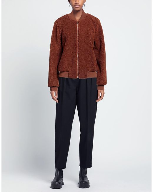 VANESSA SCOTT Brown Shearling & Teddy