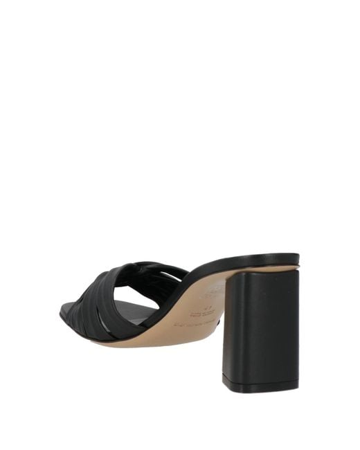 Emporio Armani Black Sandale