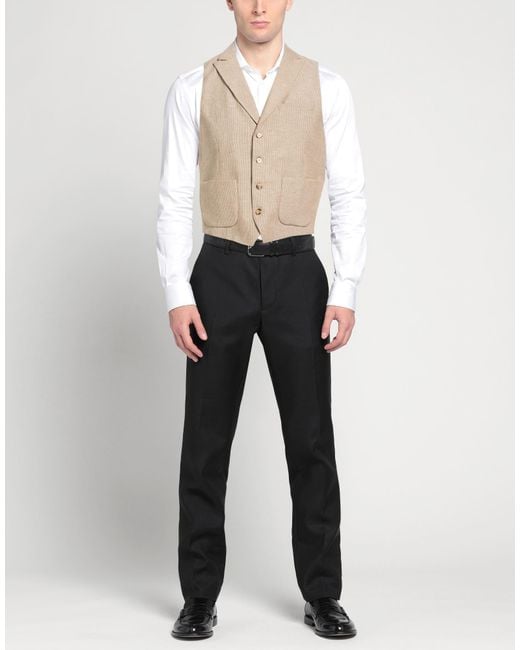 SUIT SARTORIA Natural Waistcoat for men