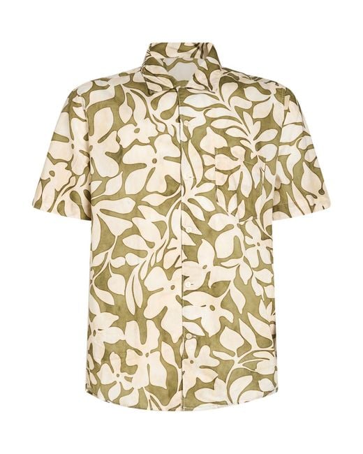 Tintoria Mattei 954 Metallic Military Shirt Cotton for men