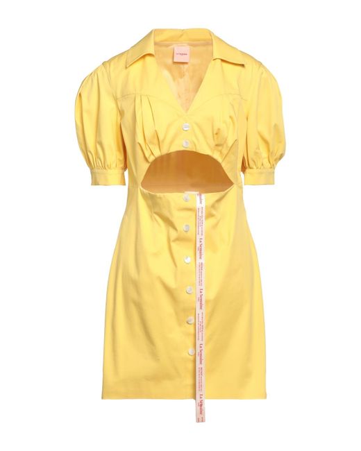 LA SEMAINE Paris Yellow Mini Dress