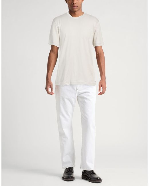 Eleventy White Platinum T-Shirt Cotton for men