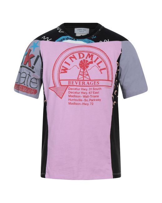 MARINE SERRE Pink T-shirt for men
