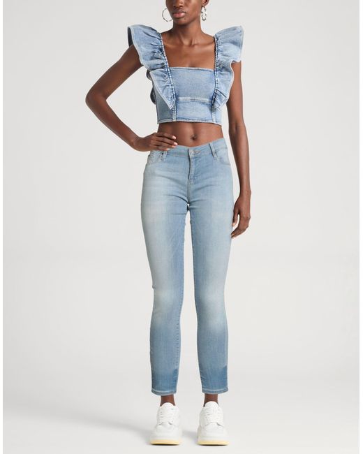 Gas Blue Jeans Cotton, Polyester, Elastane