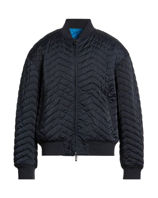 Emporio Armani Blue Jackets for men