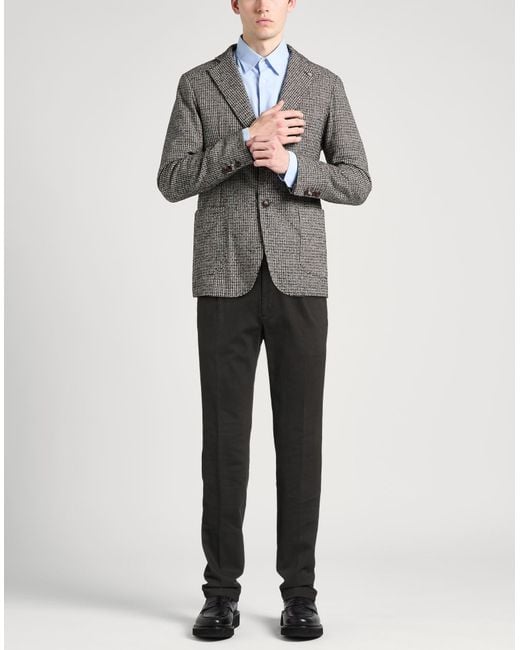 Incotex Black Pants for men