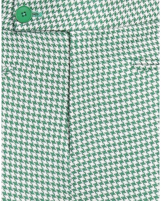 Isabelle Blanche Green Pants Polyester, Viscose, Elastane