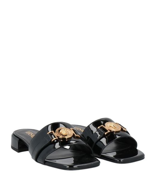 Versace Black Sandals