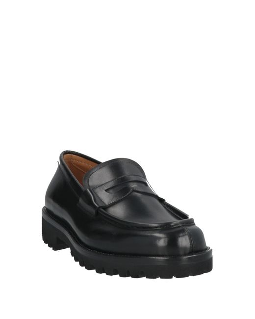 Testoni Black Loafer for men