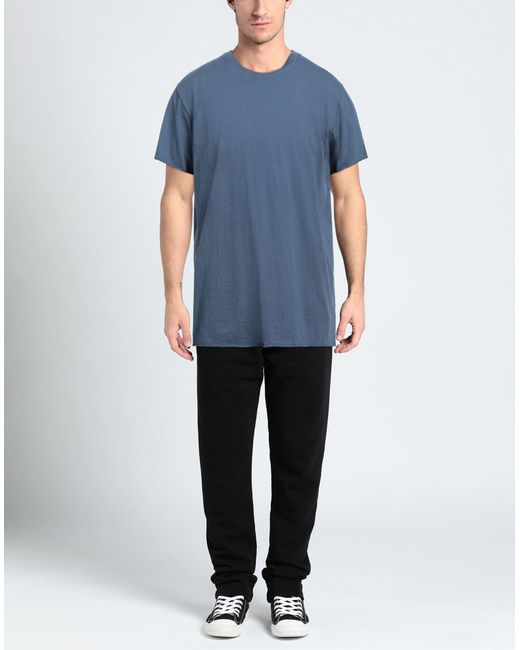 John Elliott Blue Slate T-Shirt Cotton for men