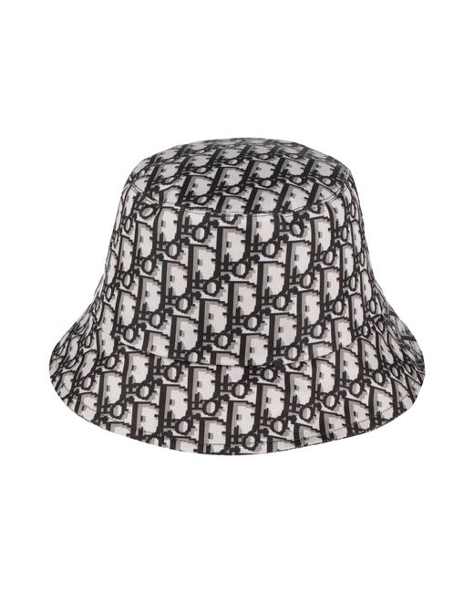 Dior Gray Hat Polyester, Cotton for men