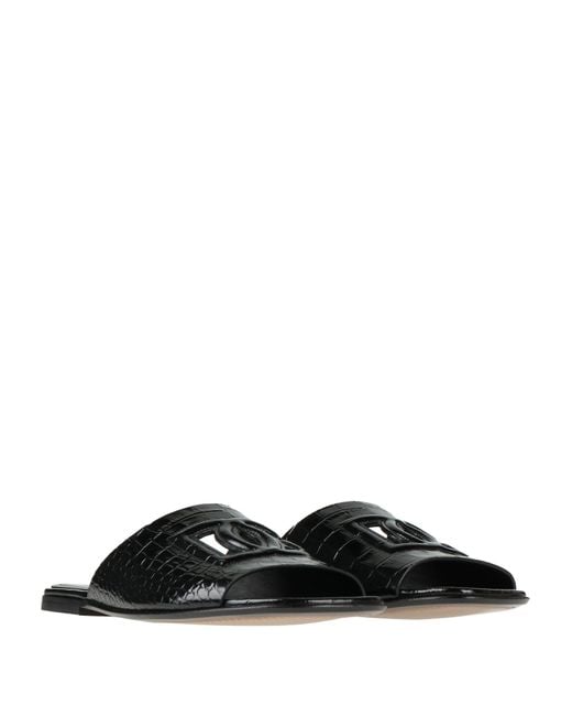Dolce & Gabbana Black Sandals for men