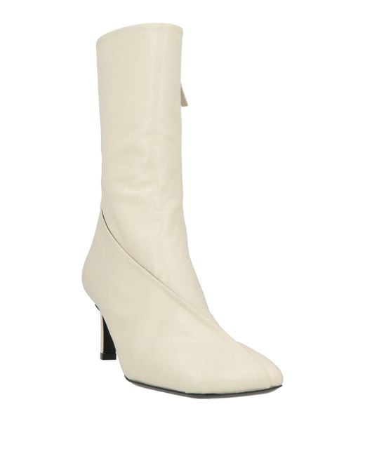 Jil Sander White Stiefelette